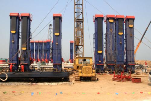 鏈條抽油機(jī)機(jī)架的振動時效處理