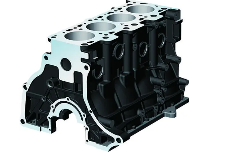 發(fā)動機缸體切割法殘余應(yīng)力測試試驗